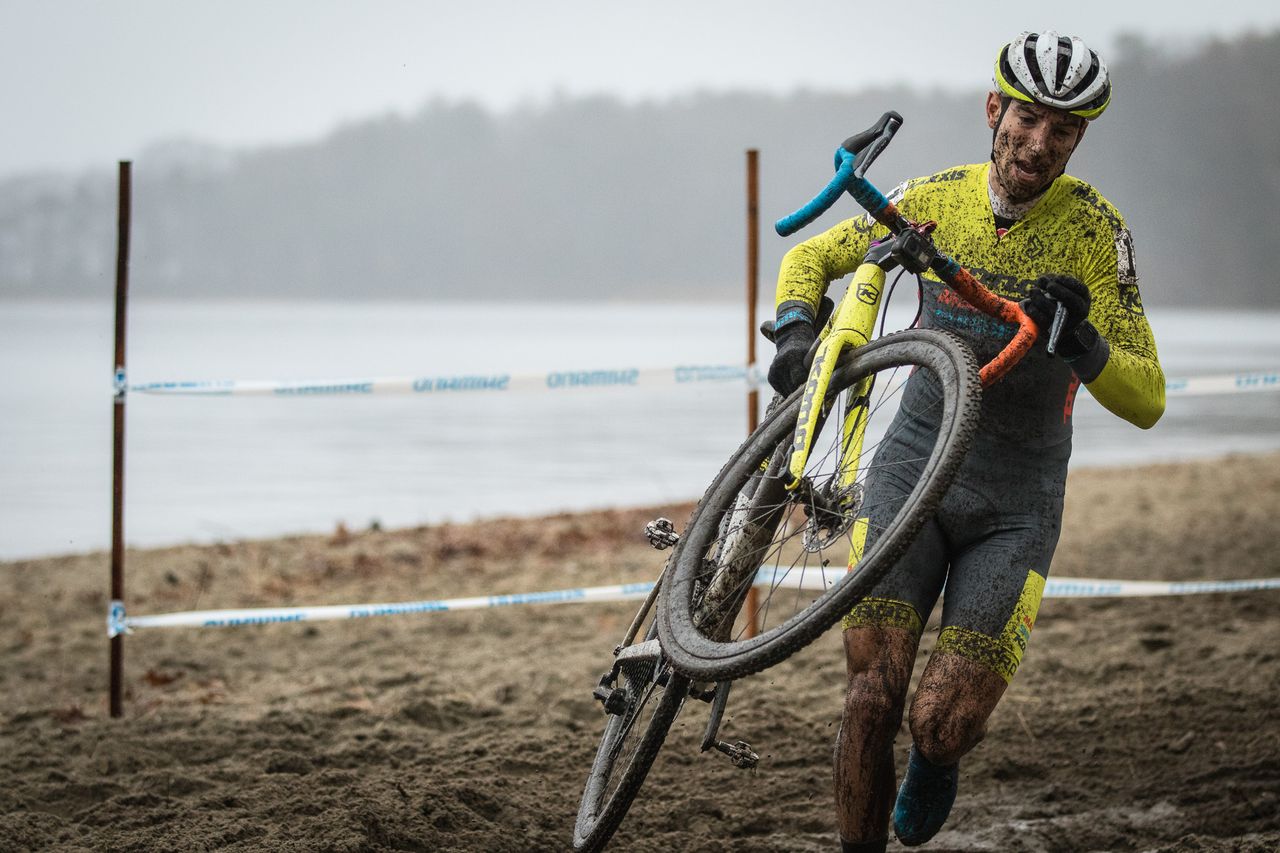 Kerry Werner runs the sand pit