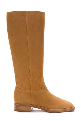 Larroudé Anne Boot in Toasted Suede