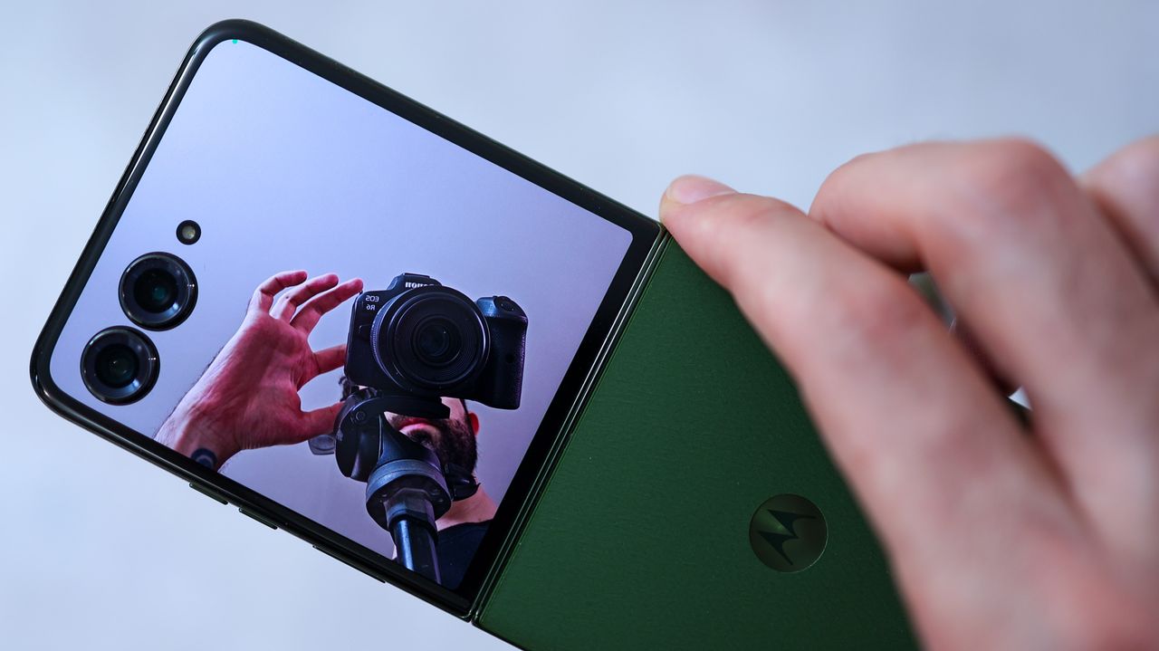 A photo of the Motorola Razr 50 Ultra