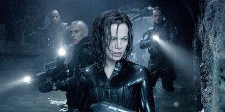 Kate Beckinsale and the cast of Underworld: Evolution