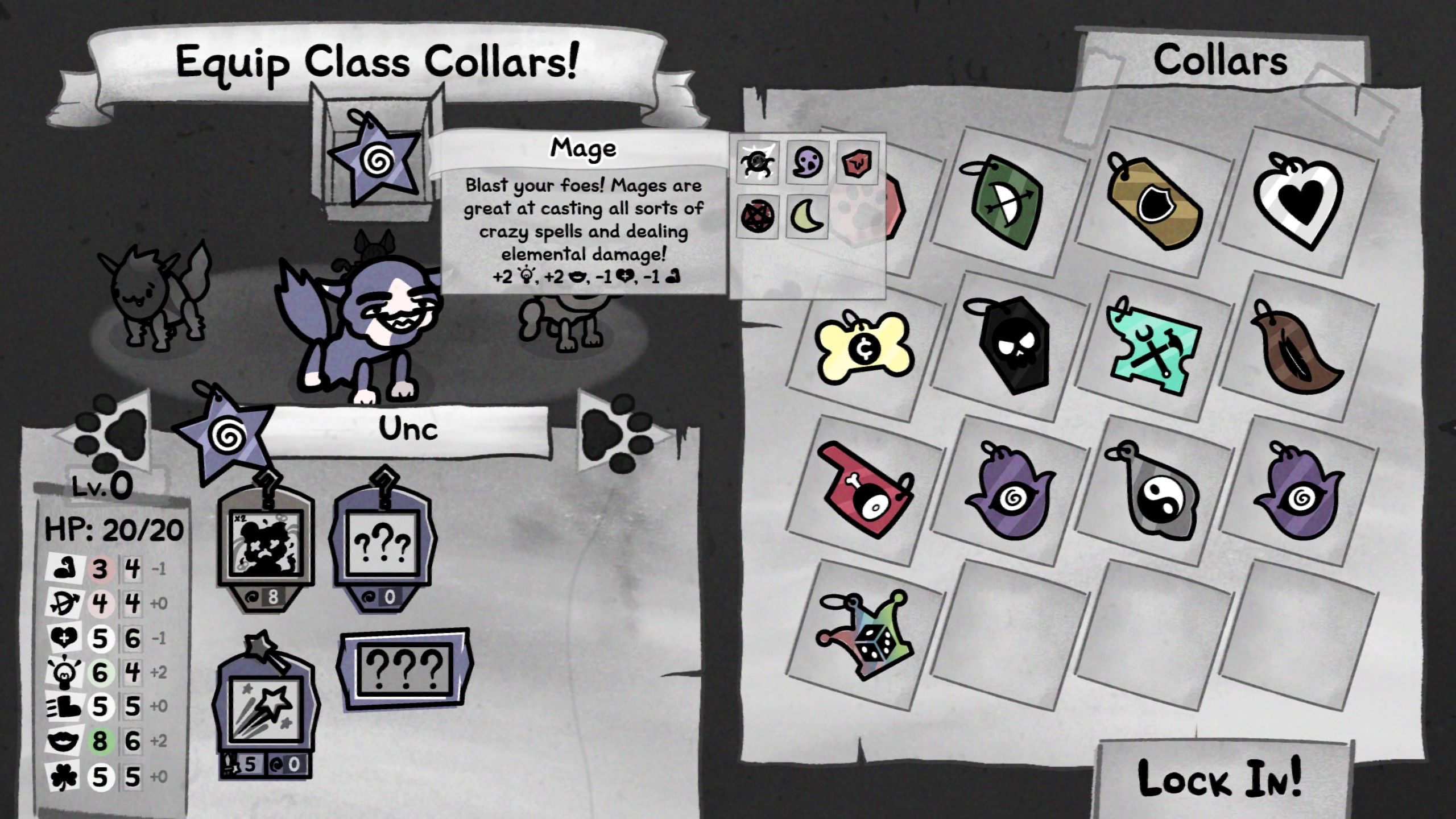 Mewgenics Mage collar