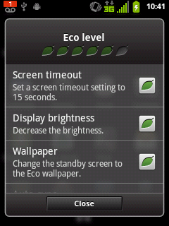 Kyocera Milano Eco Mode