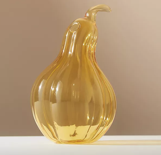 A pumpkin shaped vase