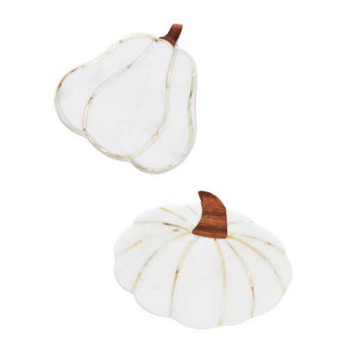 Anthropologie, Medium Pumpkin Marble Coaster