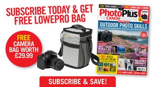 Image for New PhotoPlus: The Canon Magazine Spring issue 216 – free Lowepro bag when you subscribe today!