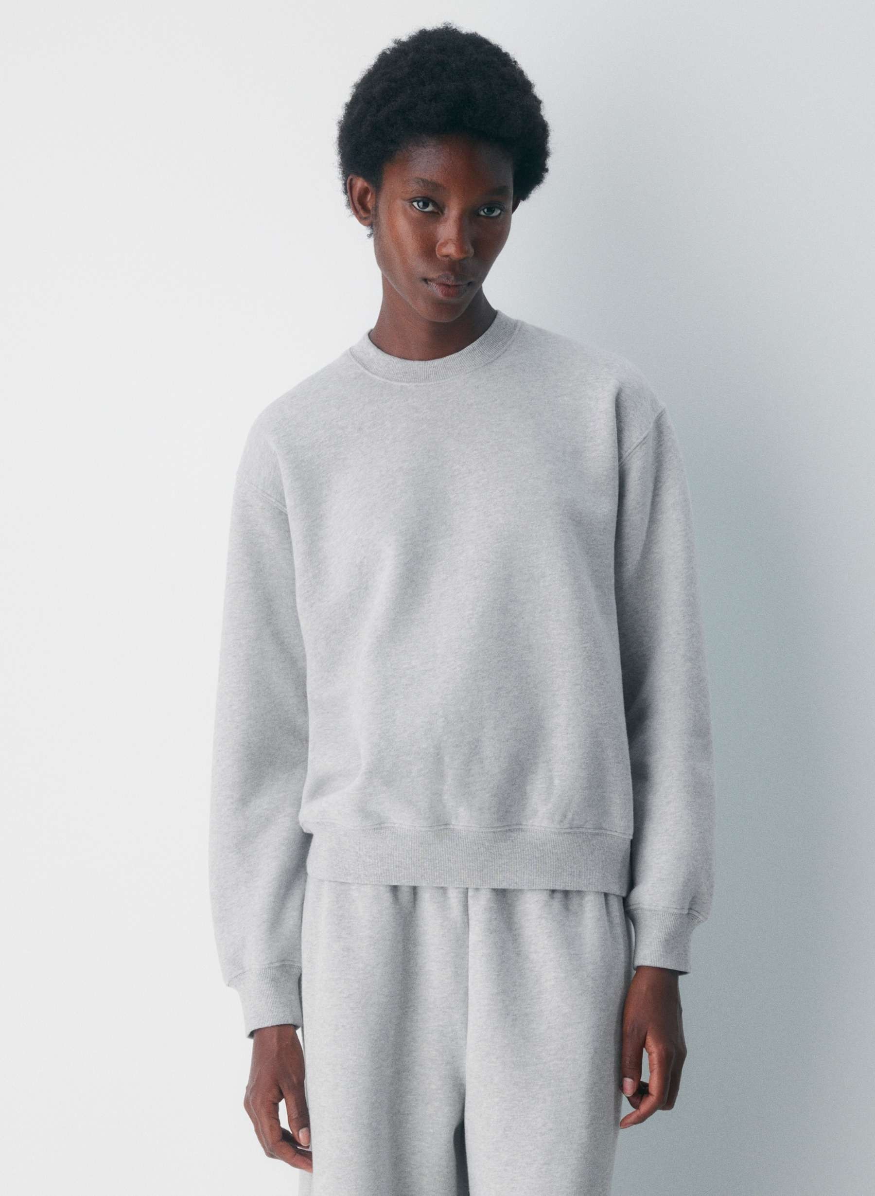 Cozy Sweatfleece Perfect Crew Sweatshirt