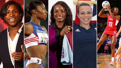 Game-changing sportswomen Eniola Aluko, Denise Lewis, Maggie Alphonsi, Kate Richardson-Walsh and Pamela Cookey