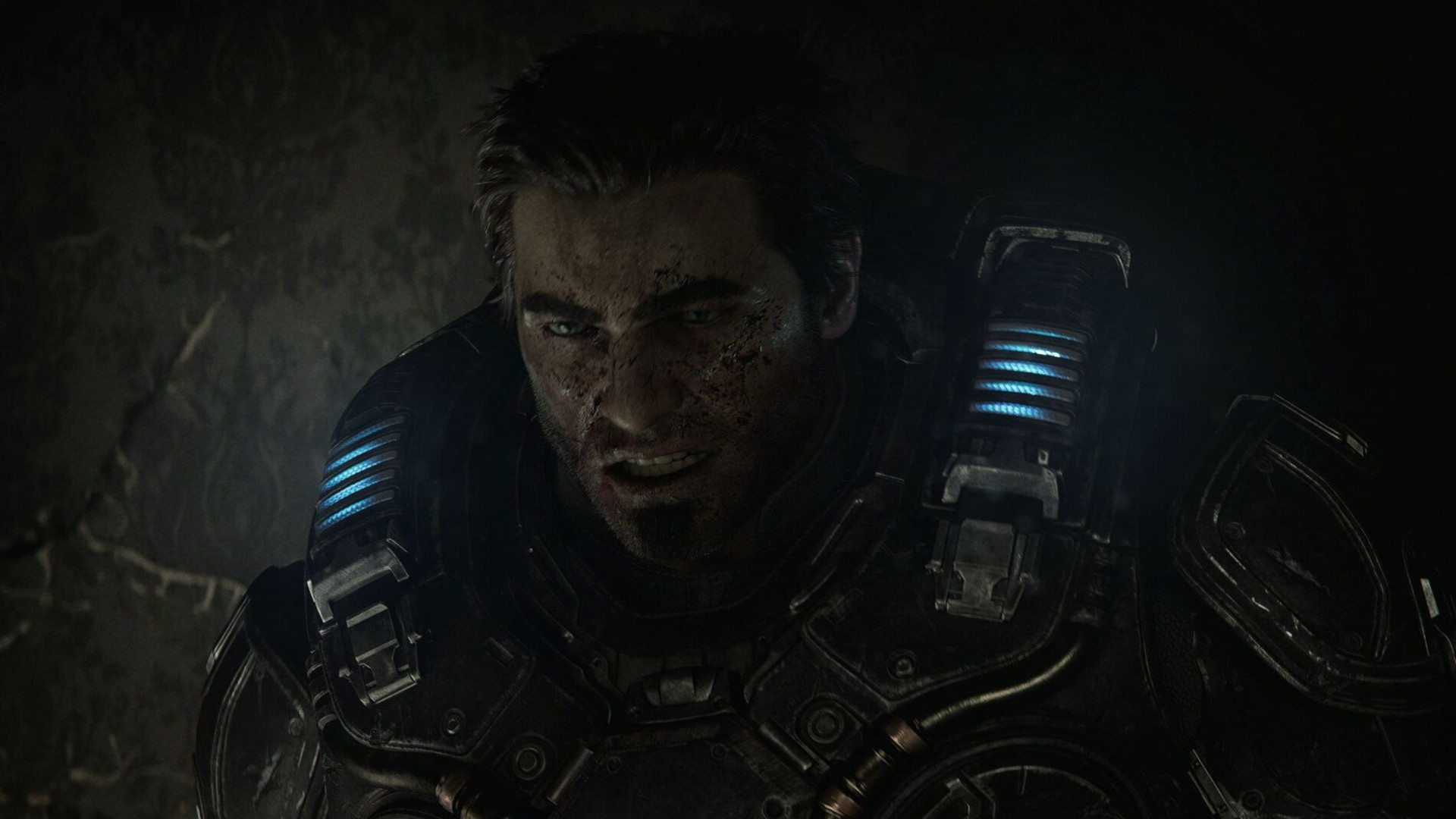 Marcus Fenix in the Gears of War E-Day announcement trailer