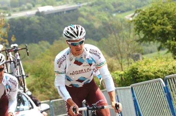 Nicholas Roche (AG2R) on the course