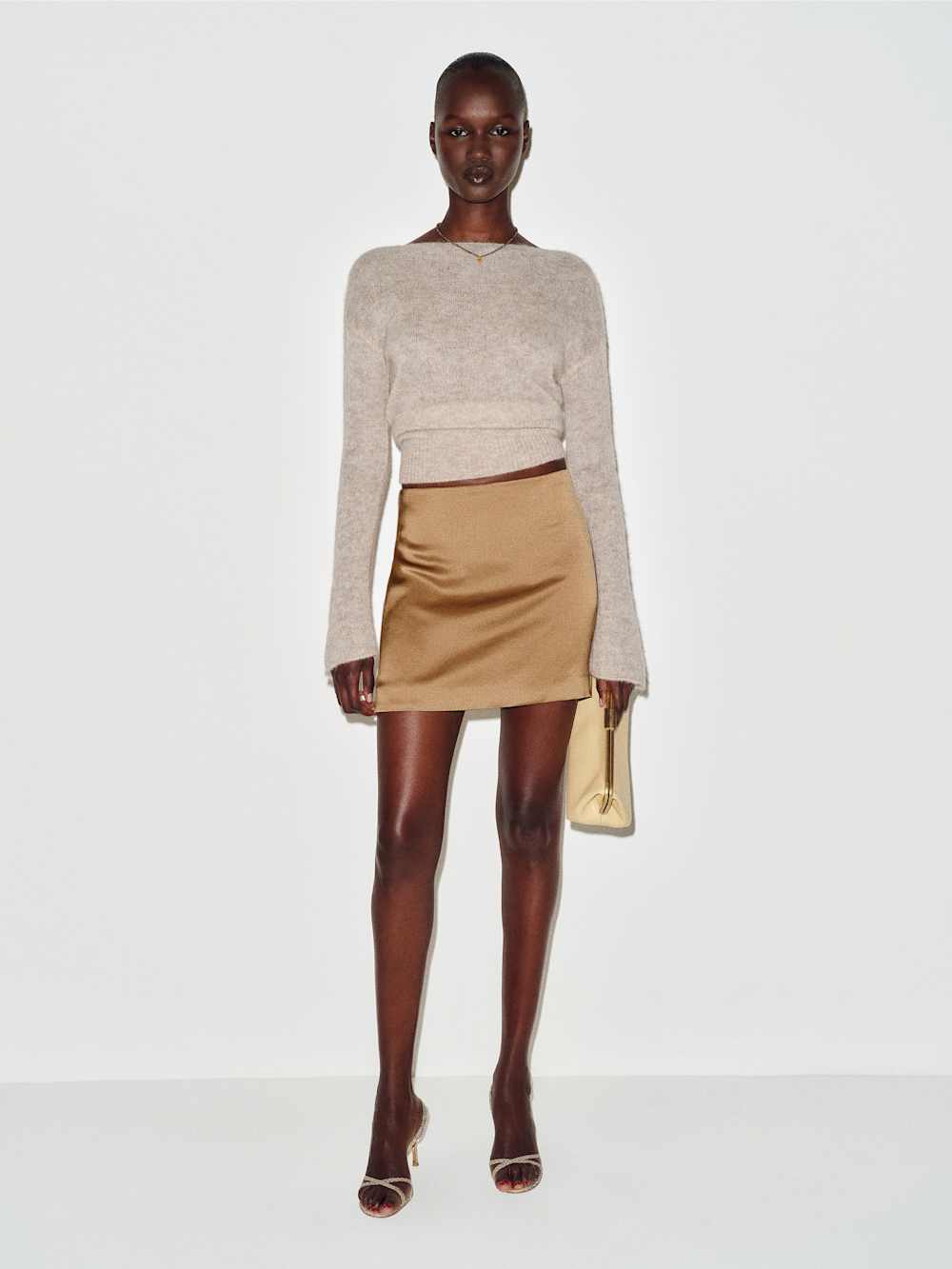 Alexa Satin Skirt