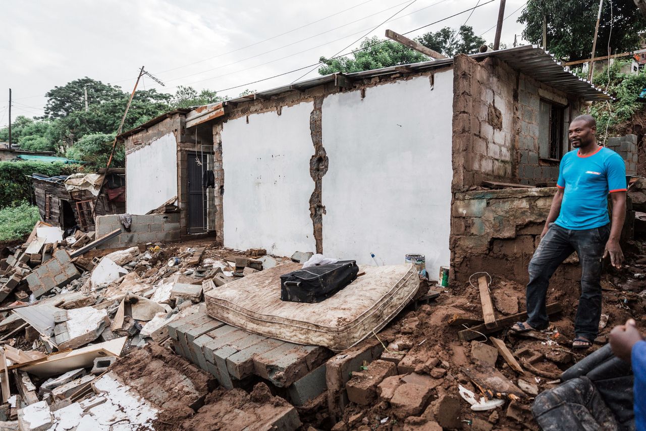 South Africa floods. 