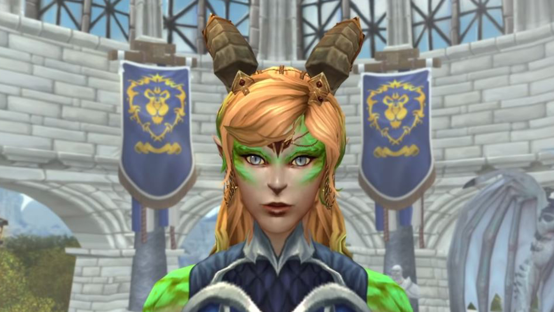 World of Warcraft: Dragonflight playable Dracthry character close-up