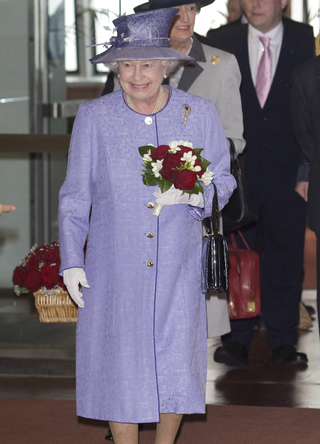 Queen Elizabeth Ii Visits The Qe2 In Southampton