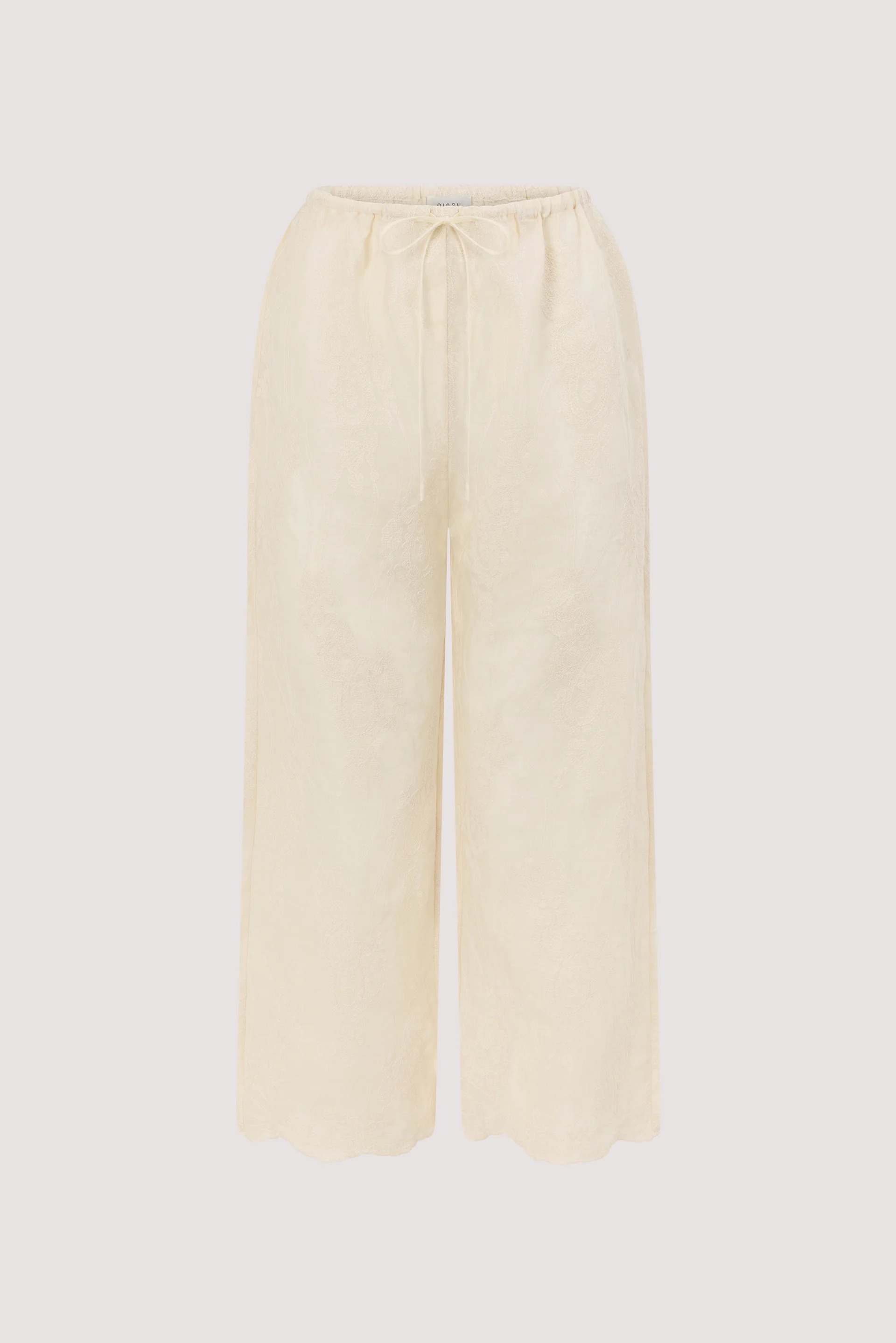 Cordelia Sandstone Cropped Ramie Pant - 0 / Sandstone