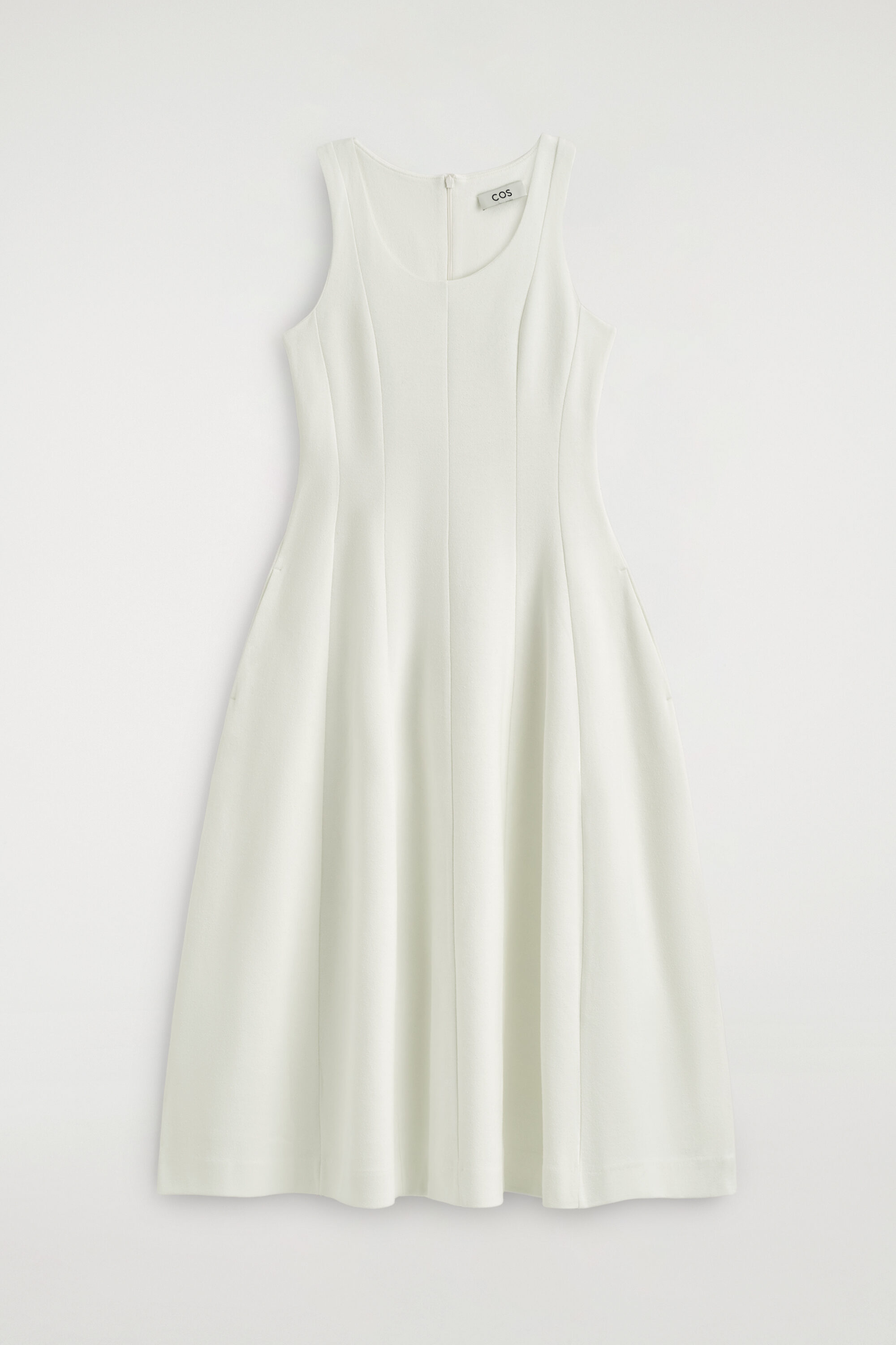 Sculpt Cotton Midi Dress