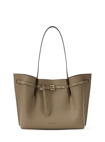 Michael Kors Women's Emilia Large Tote, Husk/pebbled Leather, One Size