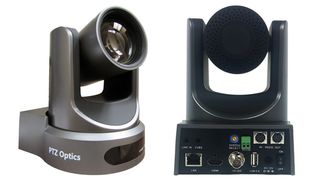 Product shot of PTZOptics 12x SDI Gen2 camera, one of the best PTZ cameras