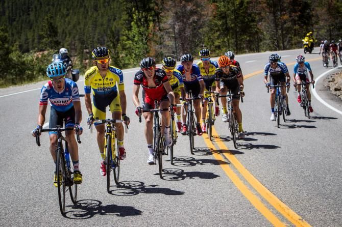 Tom Danielson (Garmin Sharp) pushes the pace stage 3 of the USA Pro Challenge from Gunnison to Monarch Mountain