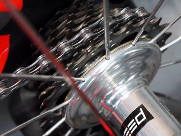 Mark Cavendish (HTC-Highroad) ran a tight 11-21T cassette for Scheldeprijs.