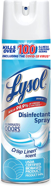 Lysol Disinfectant Spray Crisp Linen| $5.69 at Amazon