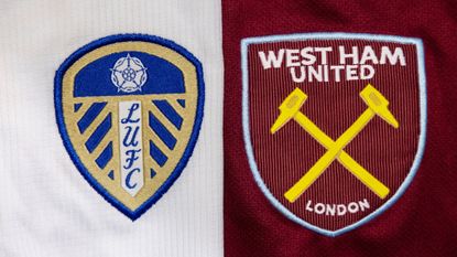 Leeds vs West Ham jersey badges