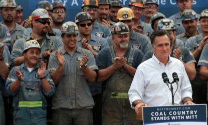 Mitt Romney speaks at the American Energy Corporation Aug. 14 in Ohio.
