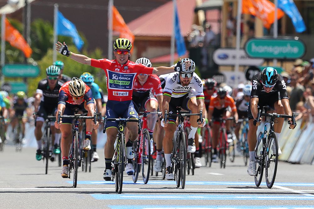 Caleb Ewan wins stage 3 at the Tour Down Under