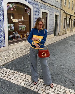 Red Gucci Blondie bag