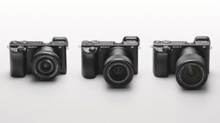 From left to right: Sony A6000, Sony A6300 and Sony A6500