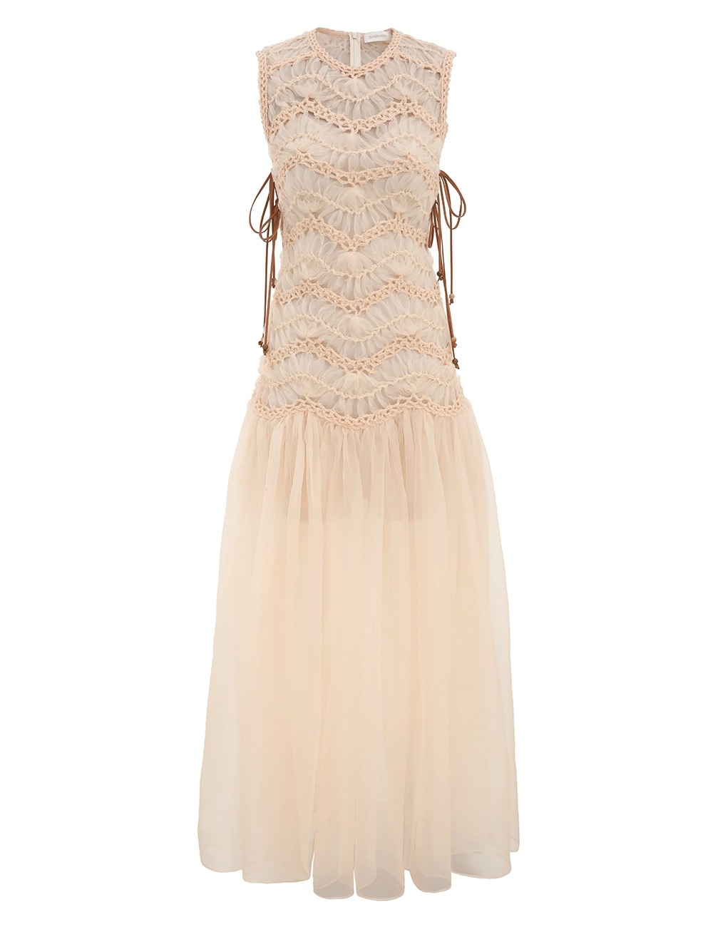 Zimmermann, Illuminate Macrame Maxi Dress