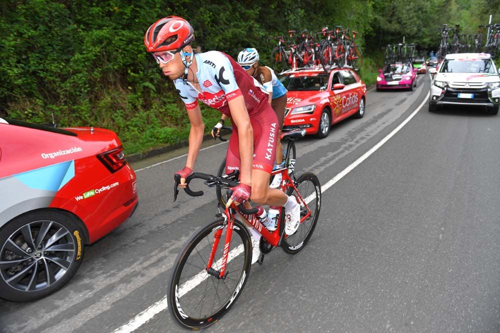Ilnur Zakarin comes back from an early mechanical