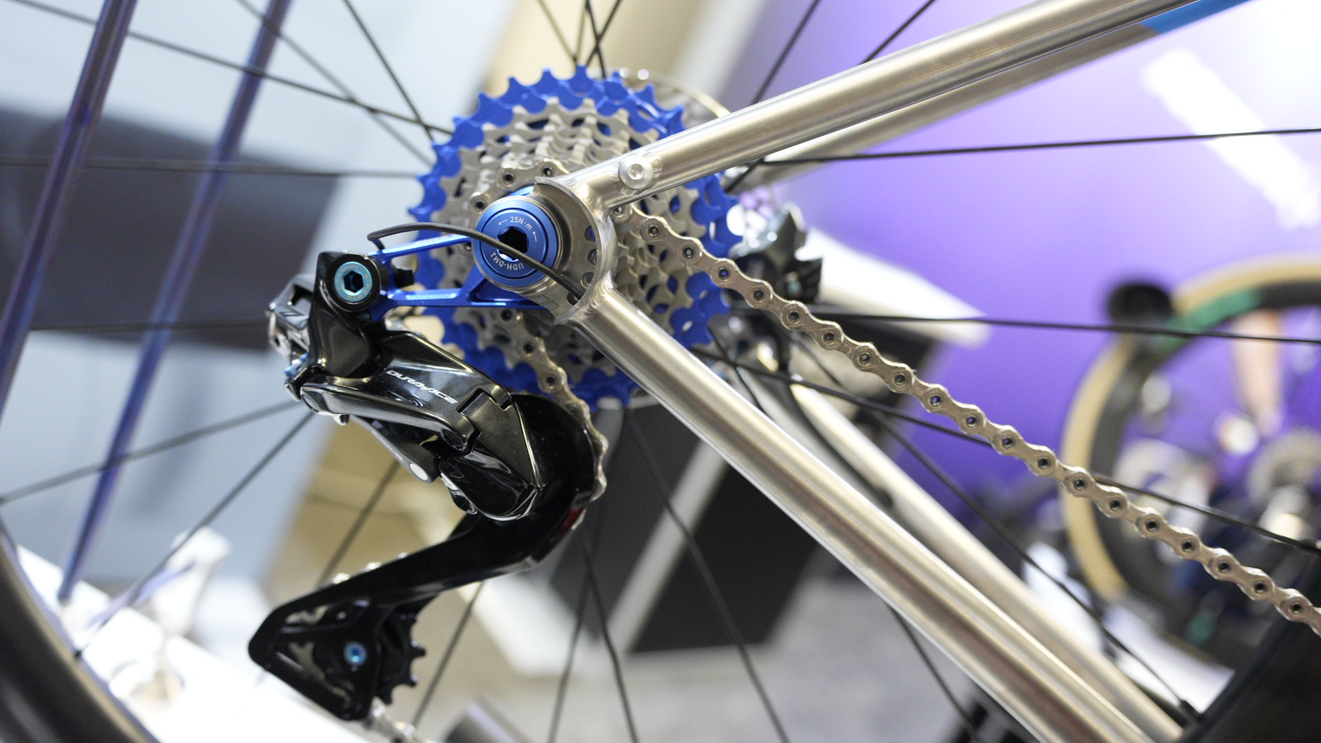 close up details of expensive bikes