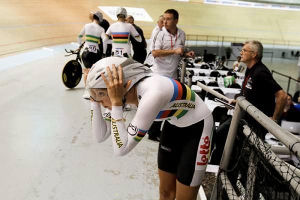 The Australian world champions in Melbourne