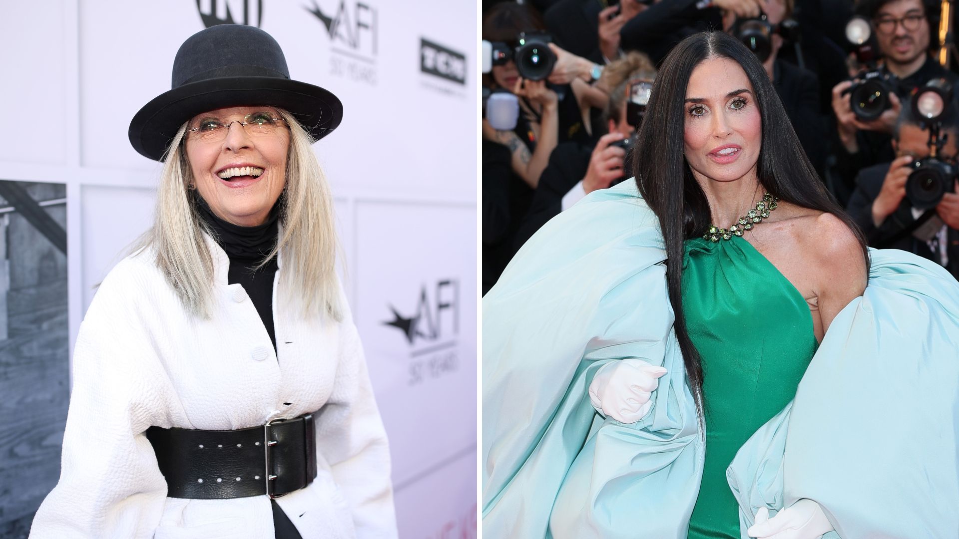 A comp image of Diane Keaton and Demi Moore