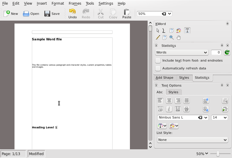 Word Processors - Tom's Definitive Linux Software Roundup: Office ...