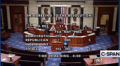 House approves 25th Amendment resolution