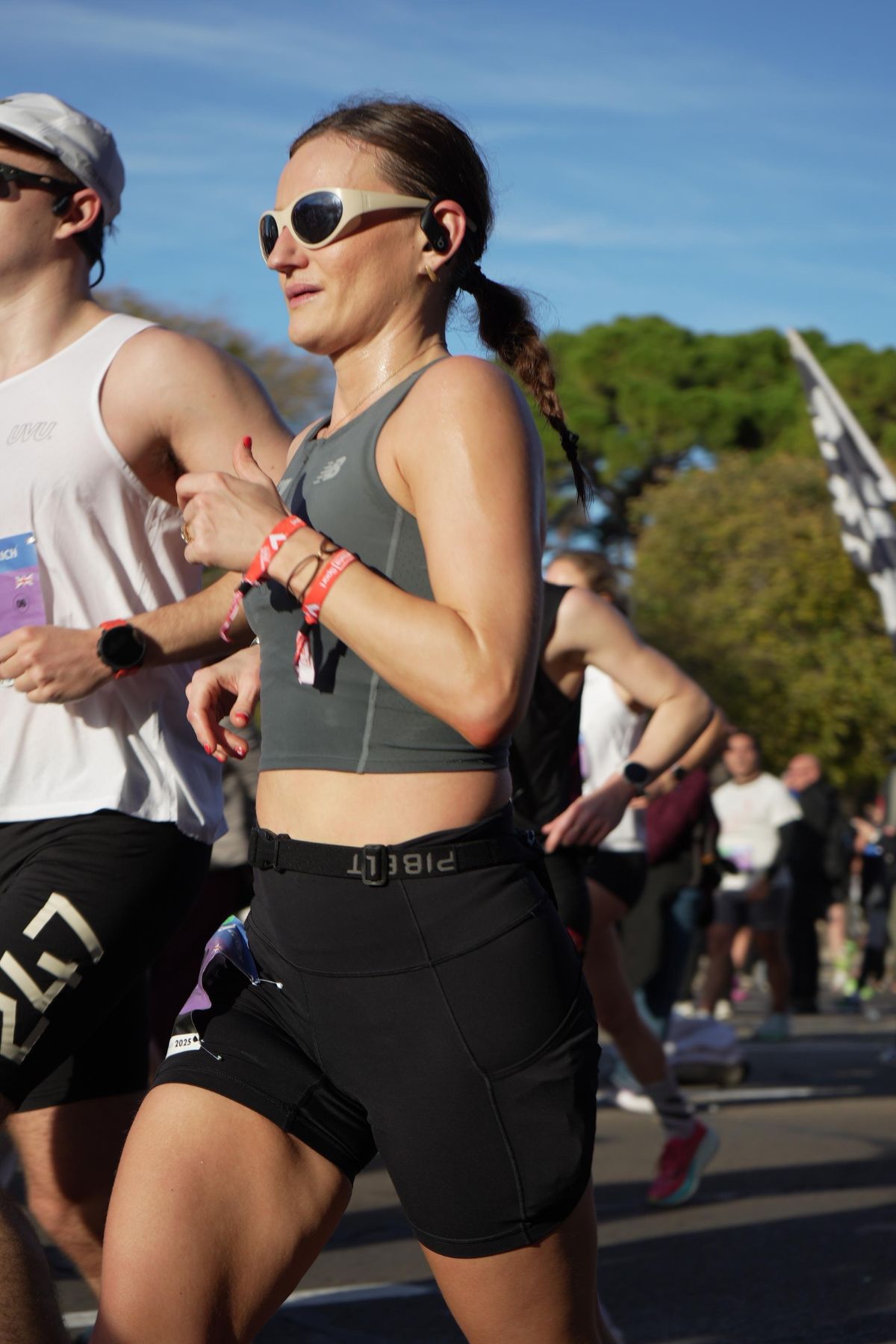 Senior Health Editor Ally Head running the 2025 Valencia Marathon