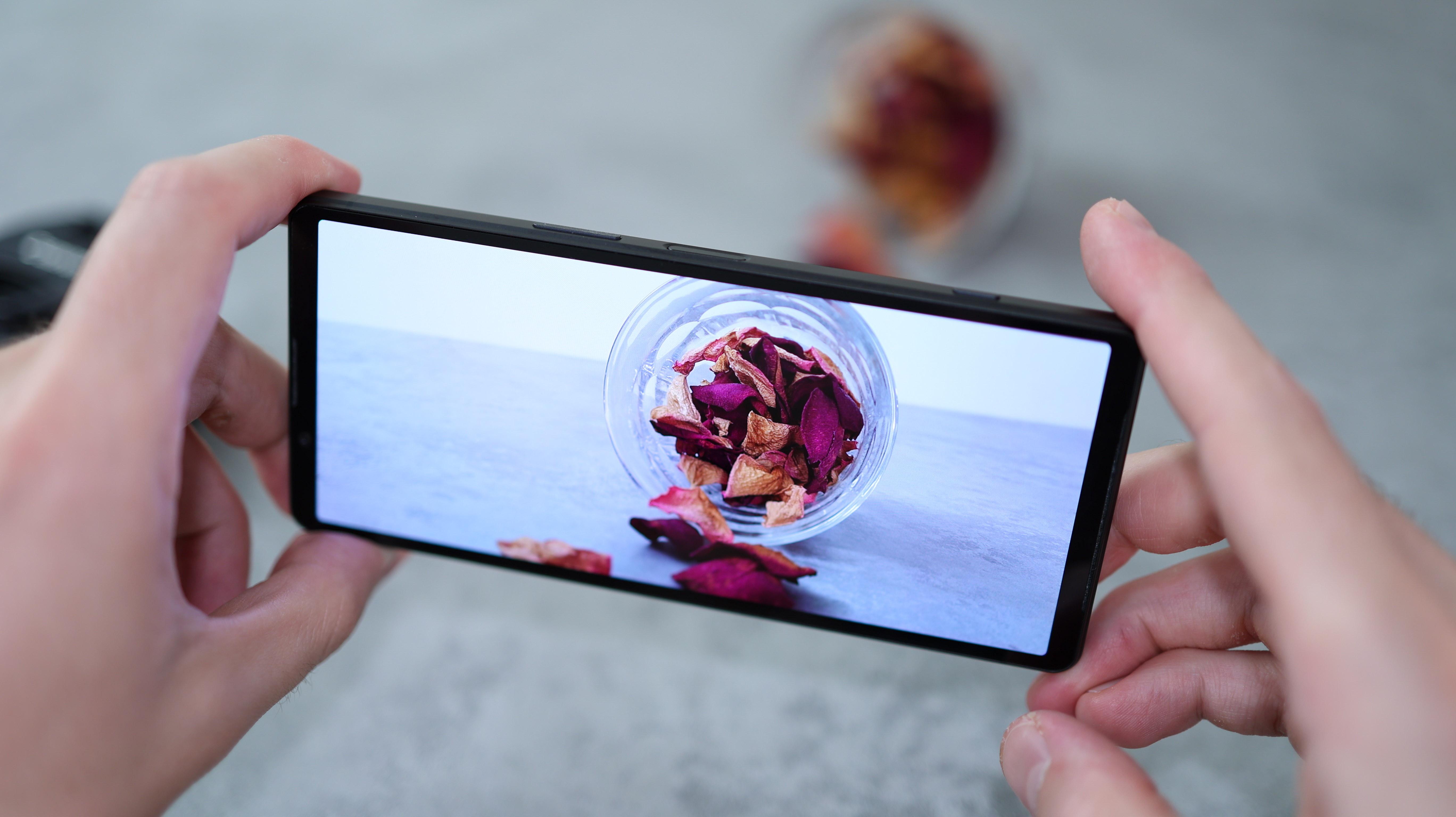 A photo of the Sony Xperia 5 V smartphone