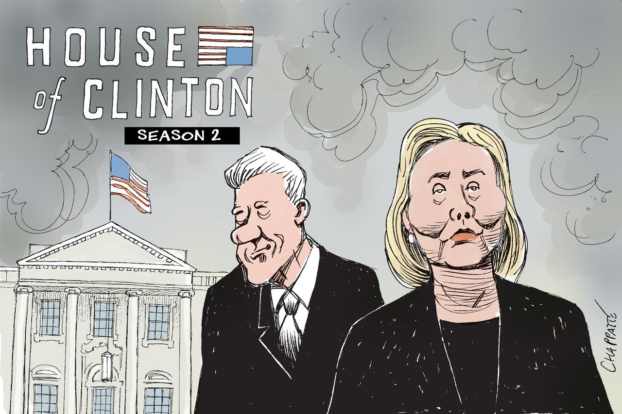 
Political cartoon U.S. Hillary Clinton 2016