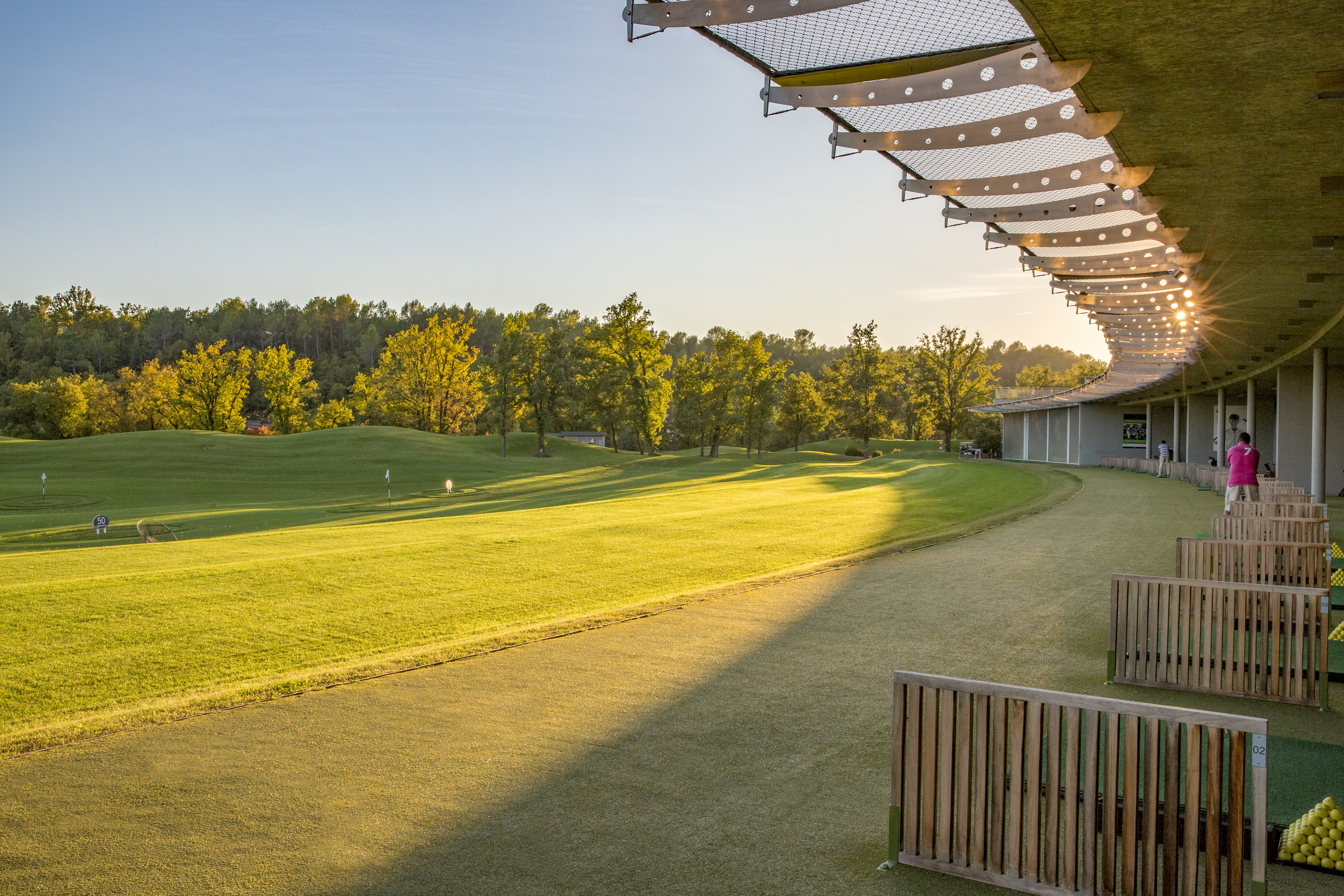 Practice facilities at Terre Blanche in France