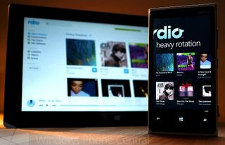 wpcentral Rdio Updated for Windows Phone 8