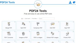 Website screenshot for PDF24 Tools