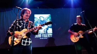 John Fogerty and George Thorogood perform at The Troubadour on October 12, 2015 