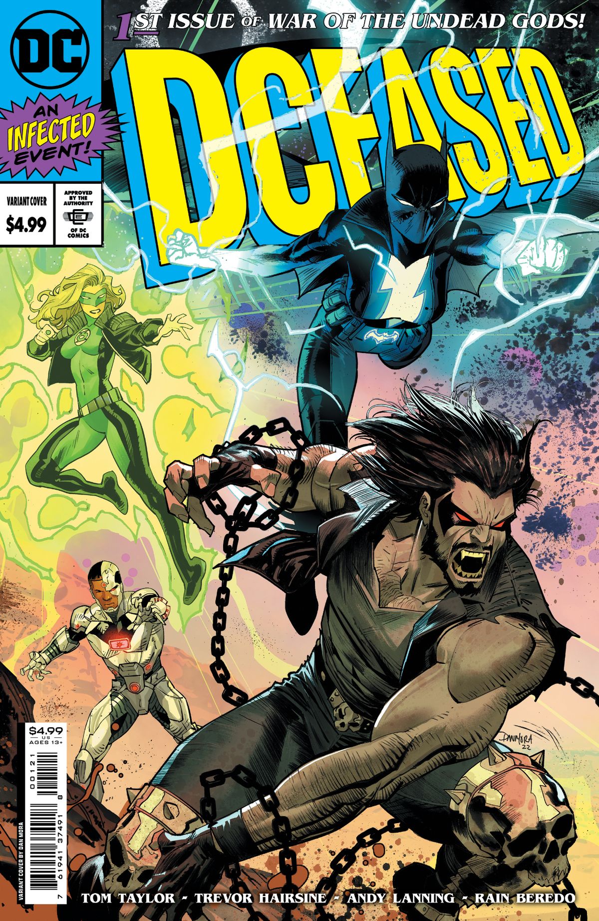 DCeased: War of the Undead Gods #1 variant cover