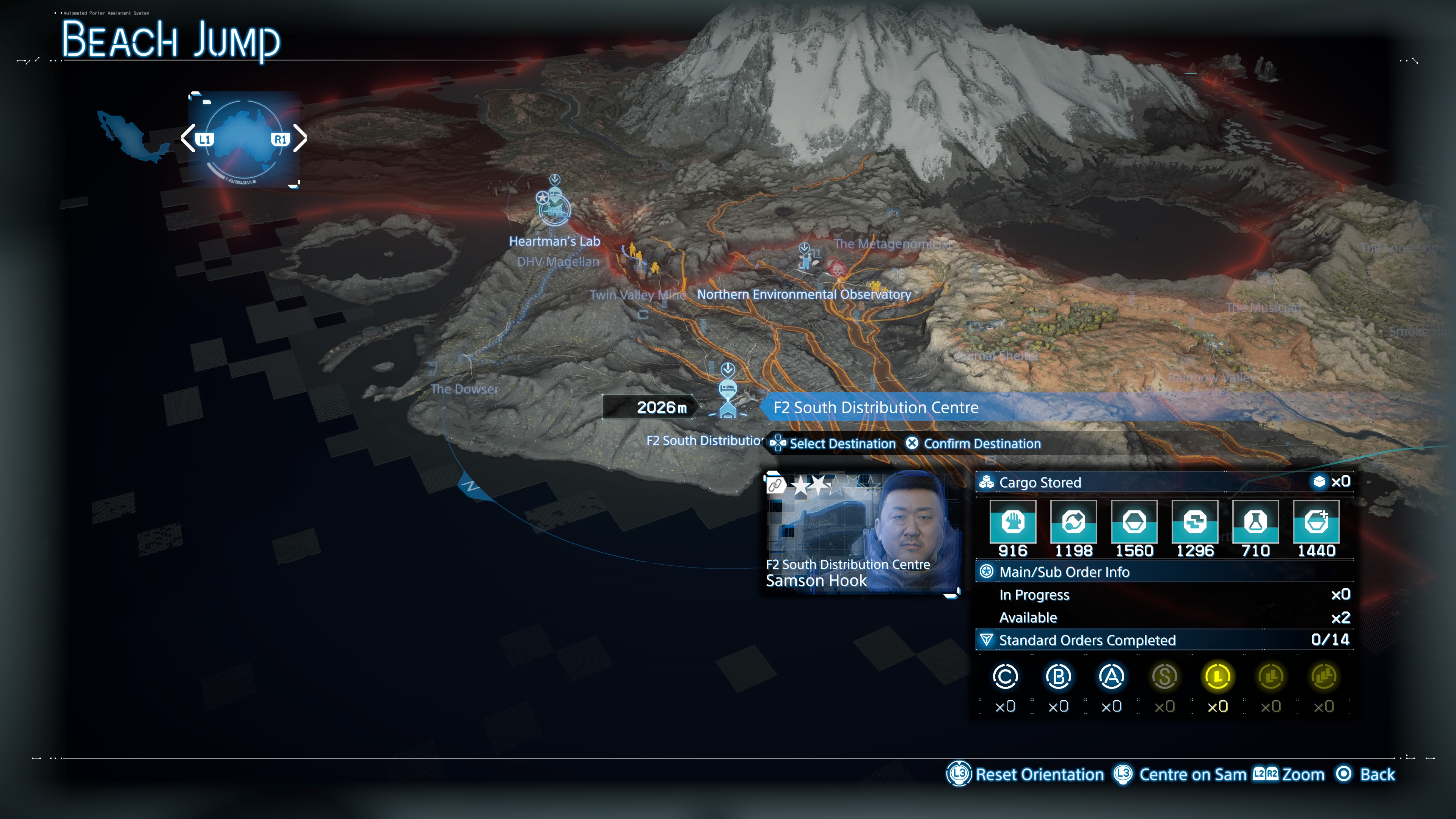 Death Stranding 2 fast travel - Transponder locations