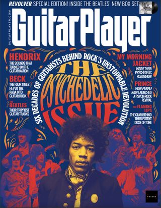 The cover of Guitar Player&#039;s December 2022 issue