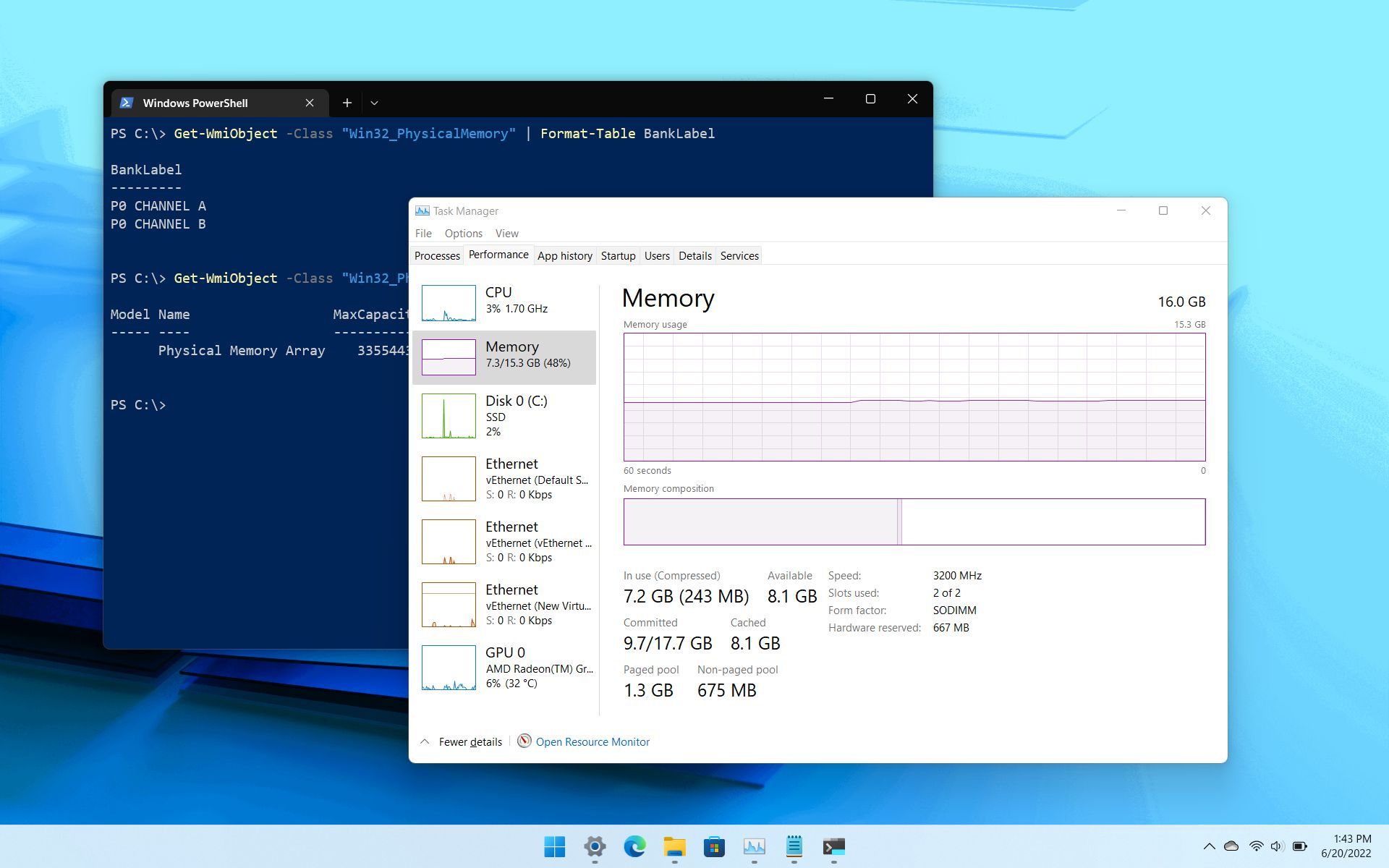 available memory slots Windows 11 | Windows Central