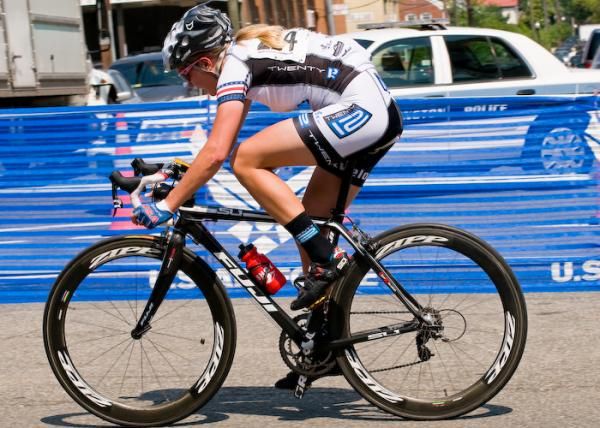 Sinead Miller (Peanut Butter &amp; Co) was very active, just missing the podium in fourth.