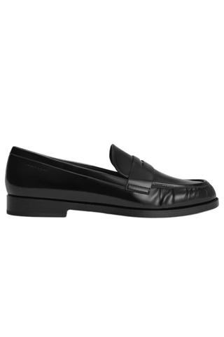 Ruched Penny Loafers