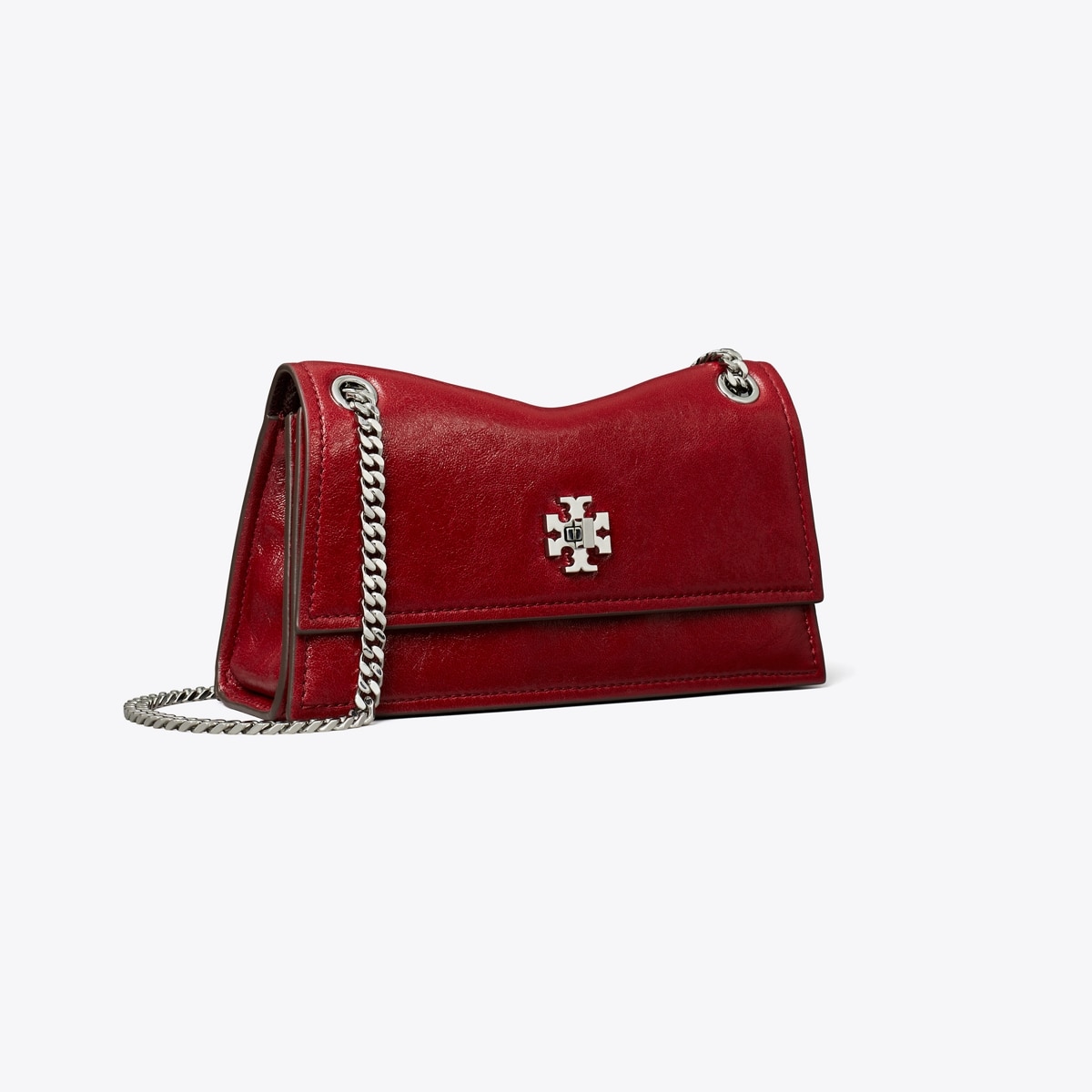 Mini Kira Turnlock Shoulder Bag in Red, Size Os